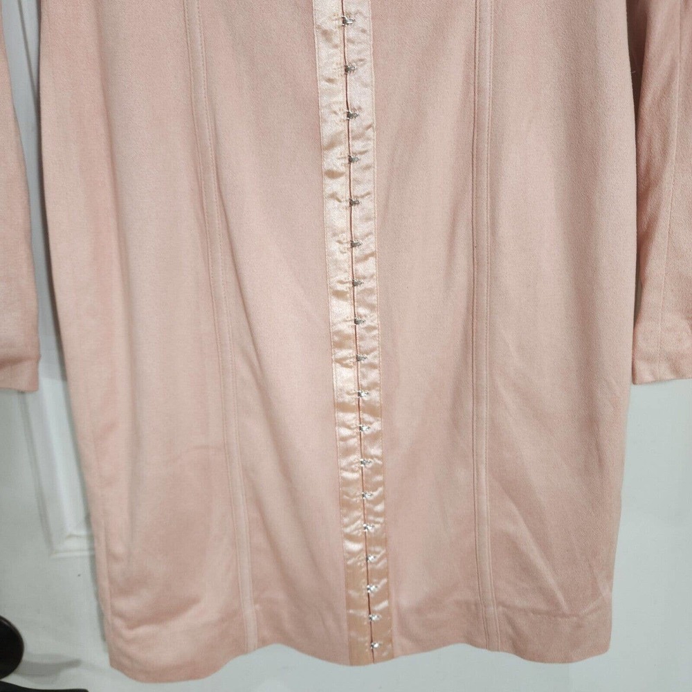 House of CB Womens Dress Ricci Pink Suedette Bustier Corset Mini Bodycon Sz S - Picture 6 of 11